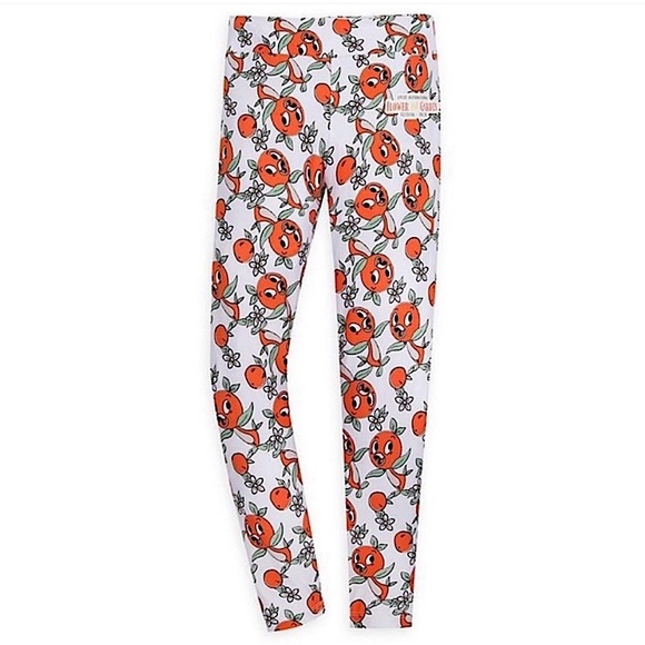 Disney Epcot Flower and Garden Festival 2020 Orange Bird Print Leggings Size XS - Picture 2 of 8